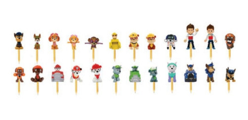 Paw Patrol Figura Para Lapiz 5 Cm Spin Master C/12pzas Sorp.