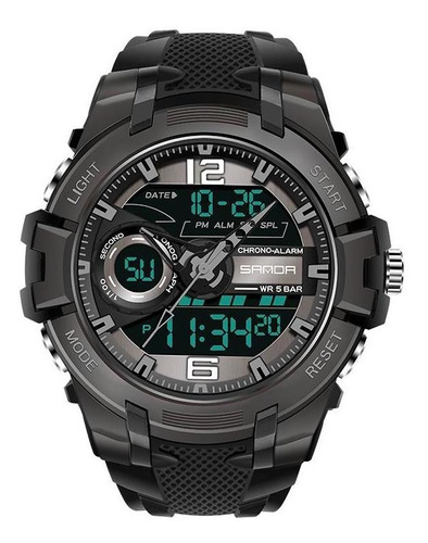 Reloj Deportivo Digital/analogico Tactico Sanda Hombre Nuevo