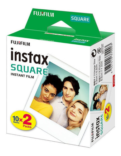 Fujifilm Square De 20 Hojas Para Películas Instantáneas Sq10