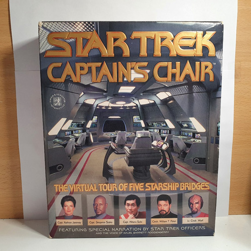 Cd Star Trek Captains Chair Interactivo Box Set - Windows 95