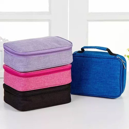 Bolsa Para Lápis - Pode Conter Um Livro E 72 Canetas.