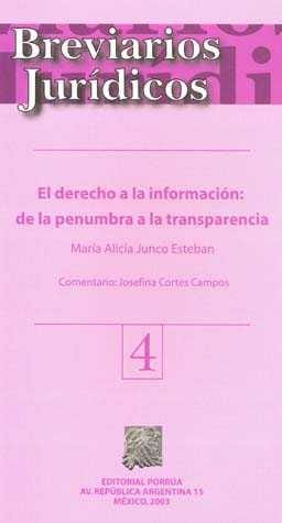 Breviarios Jurídicos 4 · El Derecho A La Informaci . 741796