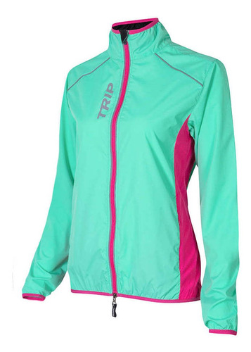 Cortaviento De Ciclismo Turquesa Reflectantes Tallas S, M, L