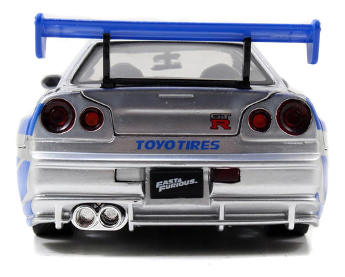 Nissan Skyline Brian Gt-r 1:24 Fast & Furious