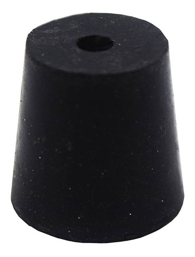 Tapón De Goma Solido Con Orificio #1 20pz . Appcrom