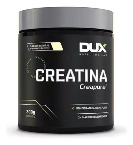 Creatina Creapure Dux Nutrition Monohidratada 100% Pura 300g Sabor Único