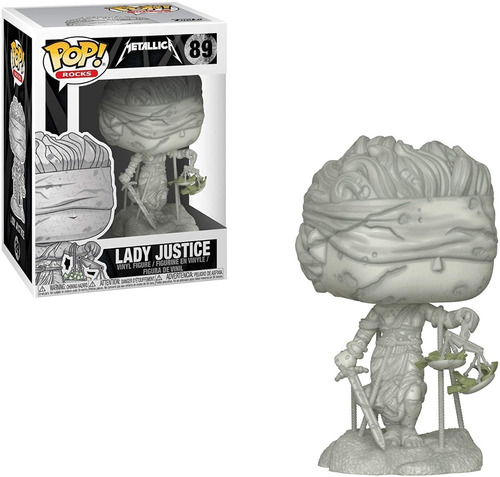 Figura De Funko Pop Roca Metallica Dama De La Justicia