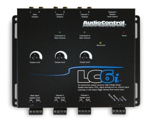 Convertidor De Alta-baja Audiocontrol Lc6i 6 Canales Hi-low