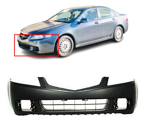 Cubierta Frontal Plastico Para Parachoque Fascia Acura Tsx 5