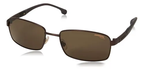 Gafas De Sol Rectangulares Carrera Para Hombre, Bronce, 58
