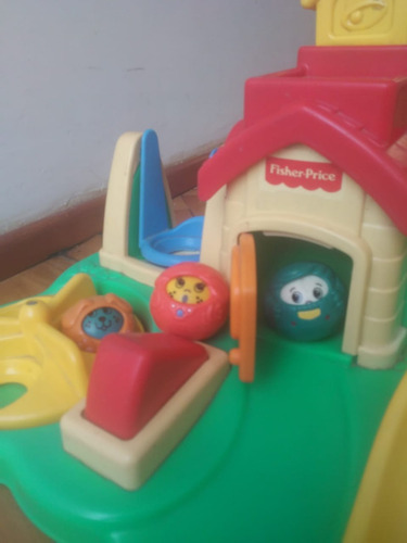 Isla De Juegos Y 3 Personajes Bolitas Fisher Price (Usado)