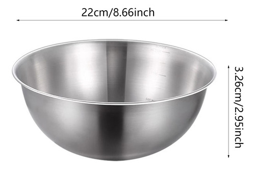 Ensaladera De Acero Inoxidable Con Aislamiento Térmico, Fáci