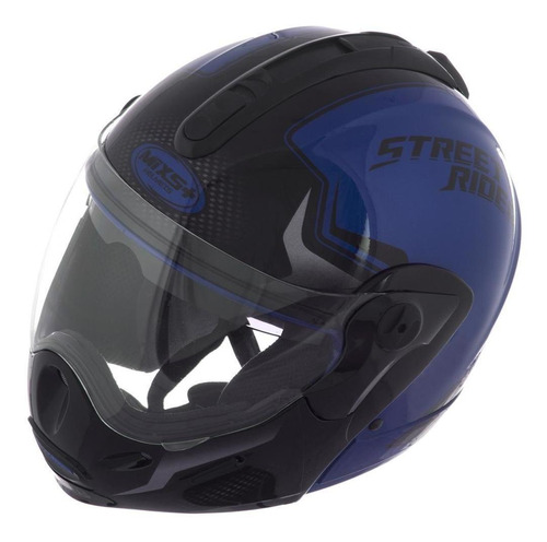 Imagem 7 de 10 de Capacete Robocop Mixs Street Rider Óculos Escamoteável Moto
