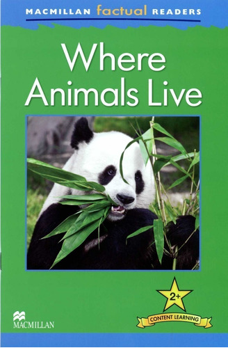 Where Animals Live - Macmillan