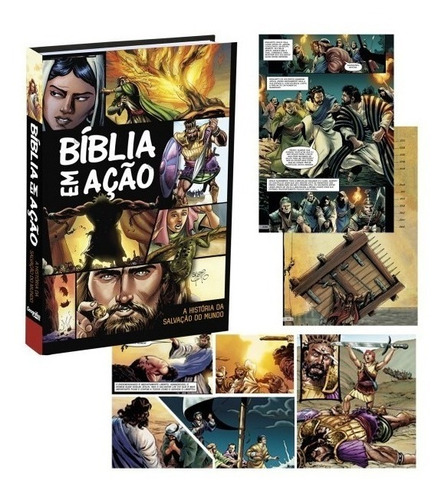 Bíblia em ação - Capa dura impressa única, de Cariello, Sérgio. Geo-Gráfica e Editora Ltda, capa dura em português, 2017