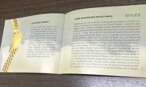 Manual Rolex Seu Rolex Oyster 1995 (Usado)