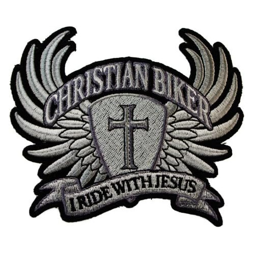 Parche De Hierro  I Ride With Jesus  Motociclistas Cris...