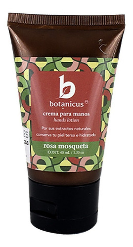  Crema Para Manos Extra Hidratacion Rosa Mosqueta Botanicus