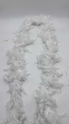 Las mejores ofertas en Disfraz de plumas blancas Boas, bufandas y  Guirnaldas