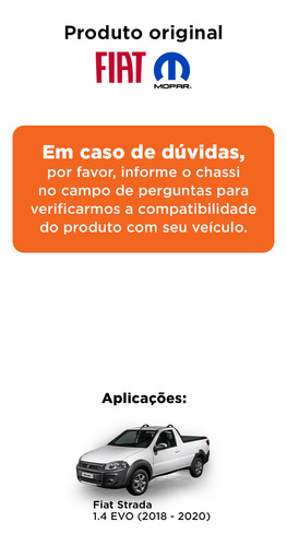 Módulo Injeção Original Fiat Strada 1.4 8v Evo - 46344823