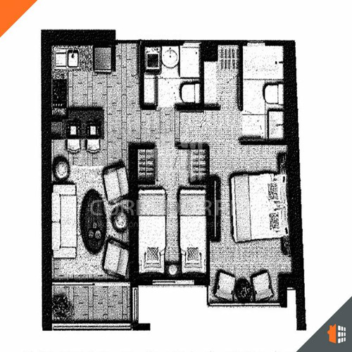 Departamento Con 2d + 2b + Terraza Y Bodega. Cercano A Metro