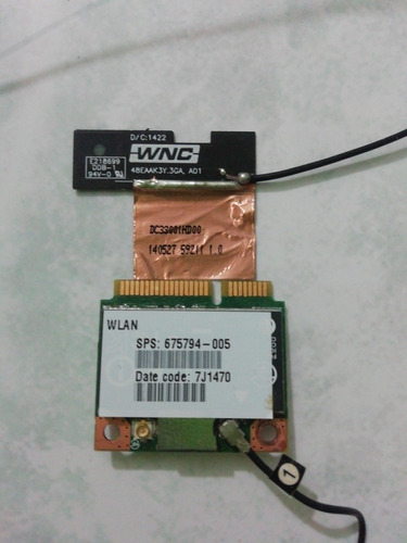 Tarjeta De Red Inalambrica / Wlan Para Laptop 