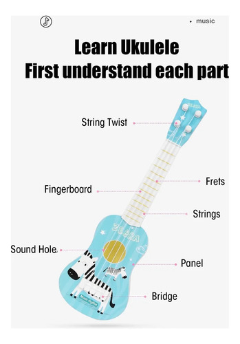 Ukelele S Para Bebé Guitarra Ukelele De 4 Cuerdas De