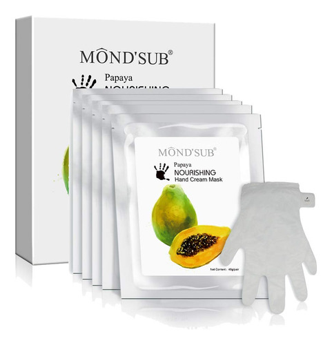 Mond'sub 5 Pares De Mascarillas Hidratantes De Papaya | Guan