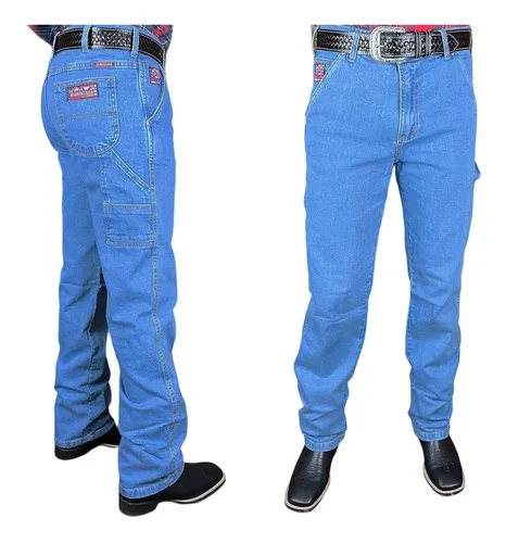 Calça carpinteira estilo country masculina 2025