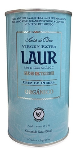 Aceite Cruz De Piedra Laur Orgánico 500 Cc