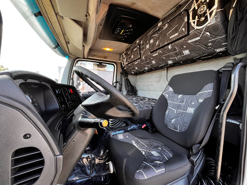 Mb Atego 2426 6x2 2013 Truck Revisado Com Baú Sider 16 Palet