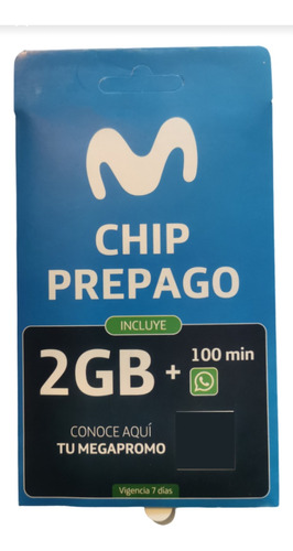 Chip Movistar Pack 100 Unidades