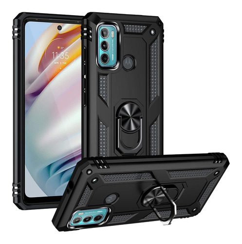 Para Moto G60 Funda Caso+cristal Templados 9d Mica *2