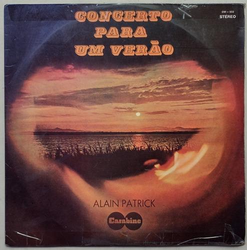 Lp Alain Patrick Concerto Para Um Verão 1972 Vinil (Usado)