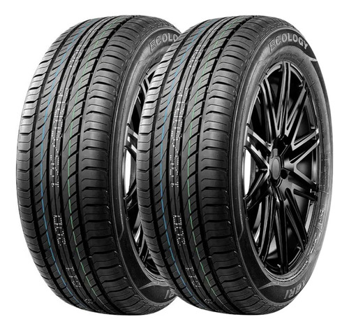 Kit 2 Pneu 195/55r16 87v Xbri Ecology Ht Polo Hb20