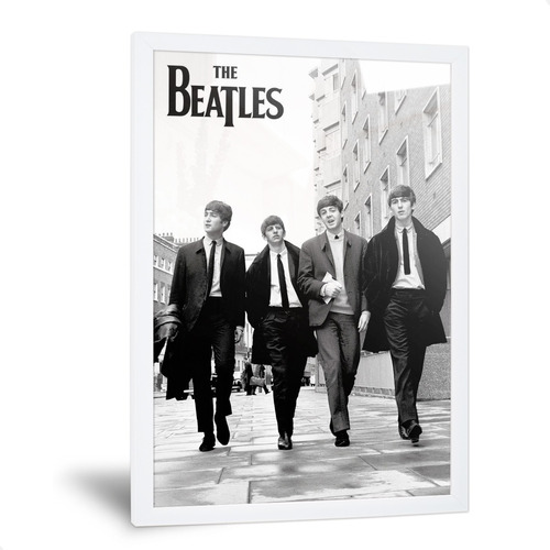 Cuadro Los Beatles Carteles Decorativos Música Rock 35x50cm