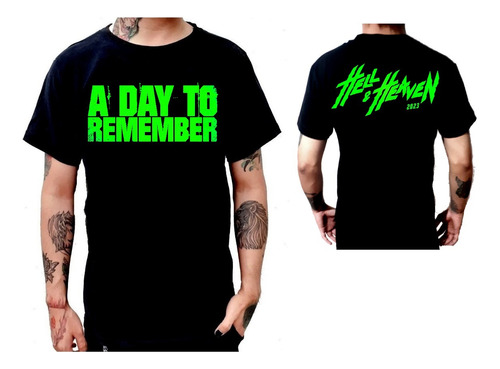 Playera A Day To Remember Hell And Heaven 2023 México Fest 