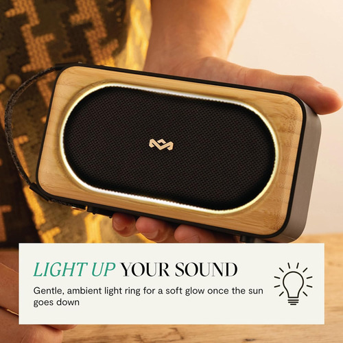 Parlante Bluetooth Bambú Ip77 -carga Solar Y Rápida I Marley