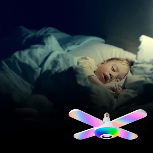 Plafón Led Rgb Bluetooth Con Altavoz Y App Control,e27/b22