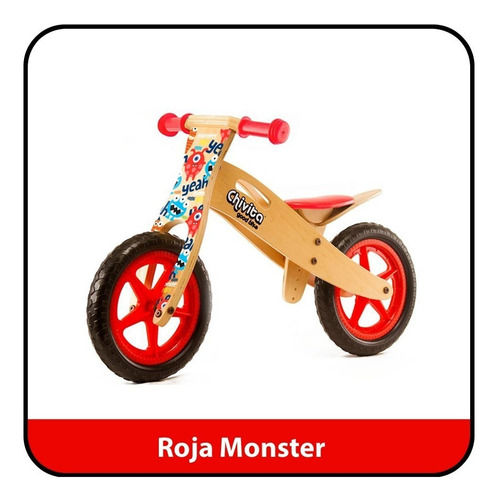 Chivita Bici De Madera 5 Alturas De Asiento