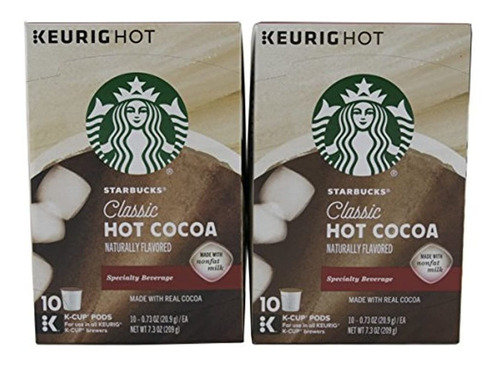 Starbucks Caliente Cacao Con Sabor Natural  Caja De 2