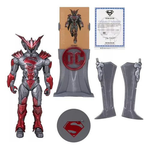 Mcfarlane Dc Superman Unchained Armadura Patina Edition Gold (Usado)