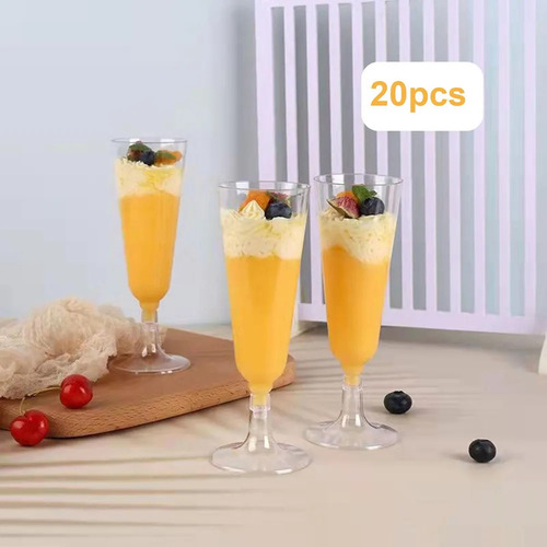 Nuevos Vasos De Cóctel Desechables De 20 Piezas Y 5 Piezas