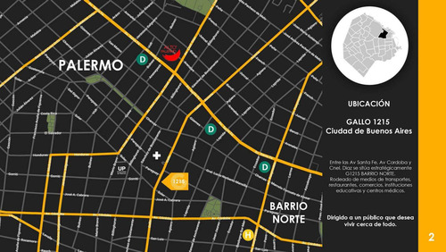Venta Departamento Dos Ambientes En Barrio Norte