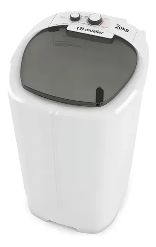 Máquina De Lavar Semiautomática Tanquinho Mueller Big 20 Kg Branco