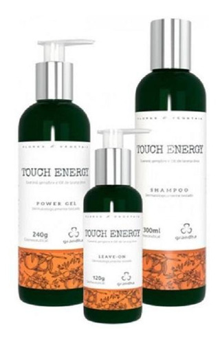 Kit Touch Energy Grandha Power Gel Shampoo Leave On