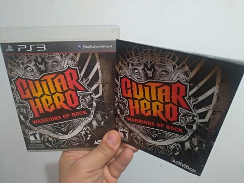 Jogo Ps3 Guitar Hero Warriors Of Rock - Semi-novo Completo (Usado)