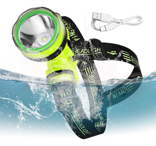 Xt Lámpara De Cabeza Con Luz De Buceo Linterna Subacuática