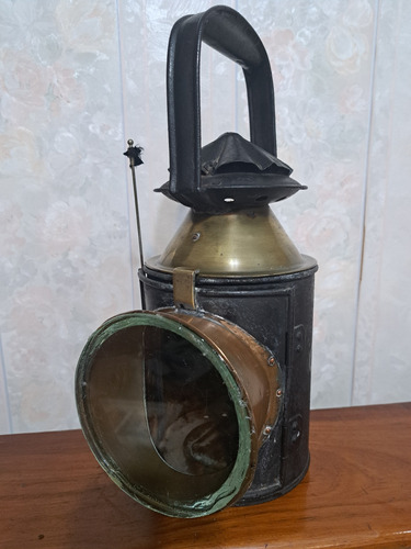 Farol Señalero Ferrocarril Muy Bueno Bronce Cobre Y Chapa (Usado)