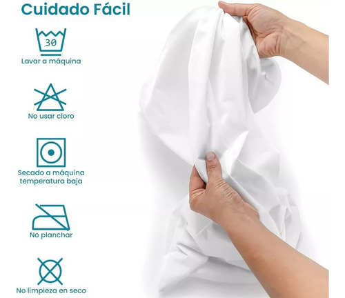 Cubre Colchon Impermeable Matrimonial Funda Para Colchones Color Azul Suave y confortable muy transpirable Diseño De La Tela Liso